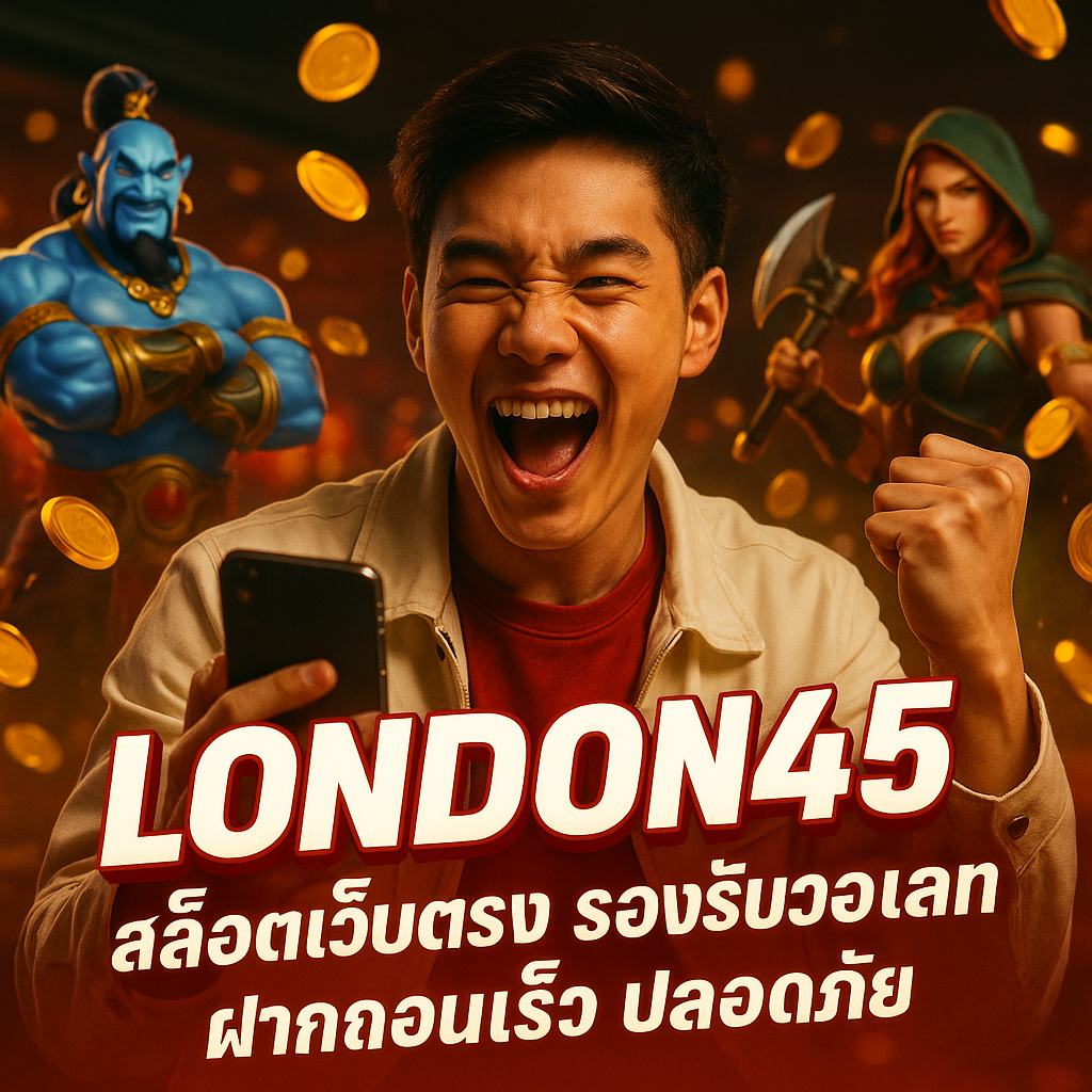 LONDON45 สล็อตเว็บตรง รองรับวอเลท ฝากถอนเร็ว ปลอดภัย