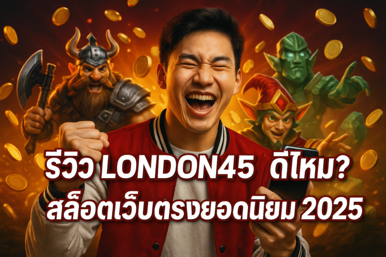 รีวิว LONDON45 ดีไหม? สล็อตเว็บตรงยอดนิยม 2025