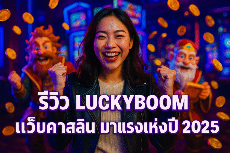 รีวิว LUCKYBOOM เว็บคาสิโน มาแรงแห่งปี 2025