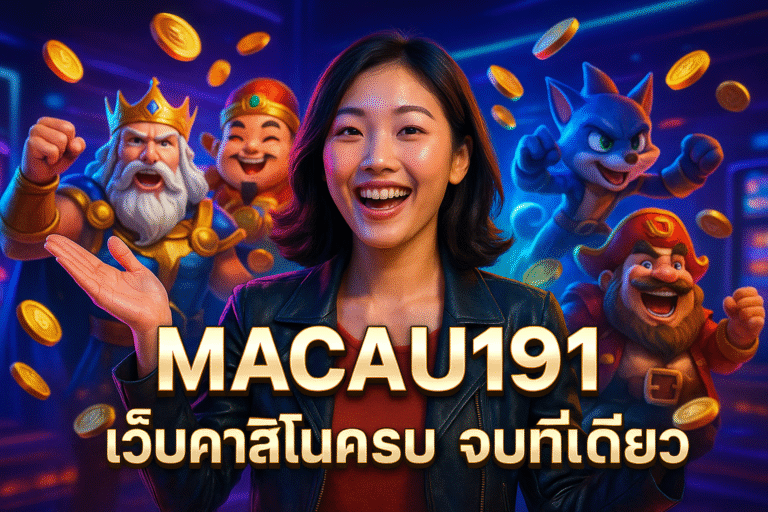 MACAU191 เว็บคาสิโนครบ จบที่เดียว